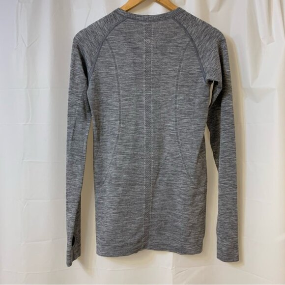 Lululemon Swiftly Tech Long Sleeve Grey Size 8 - Picture 3 of 5